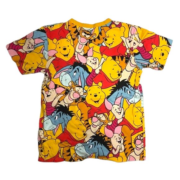 *SOLD* Disney Resort Japan Winnie the Pooh all over print T-Shirt S - Picture 3 of 4